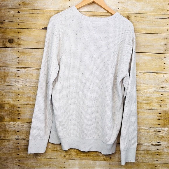 Banana republic Sweater Thermal cream blue flecked - Picture 2 of 5
